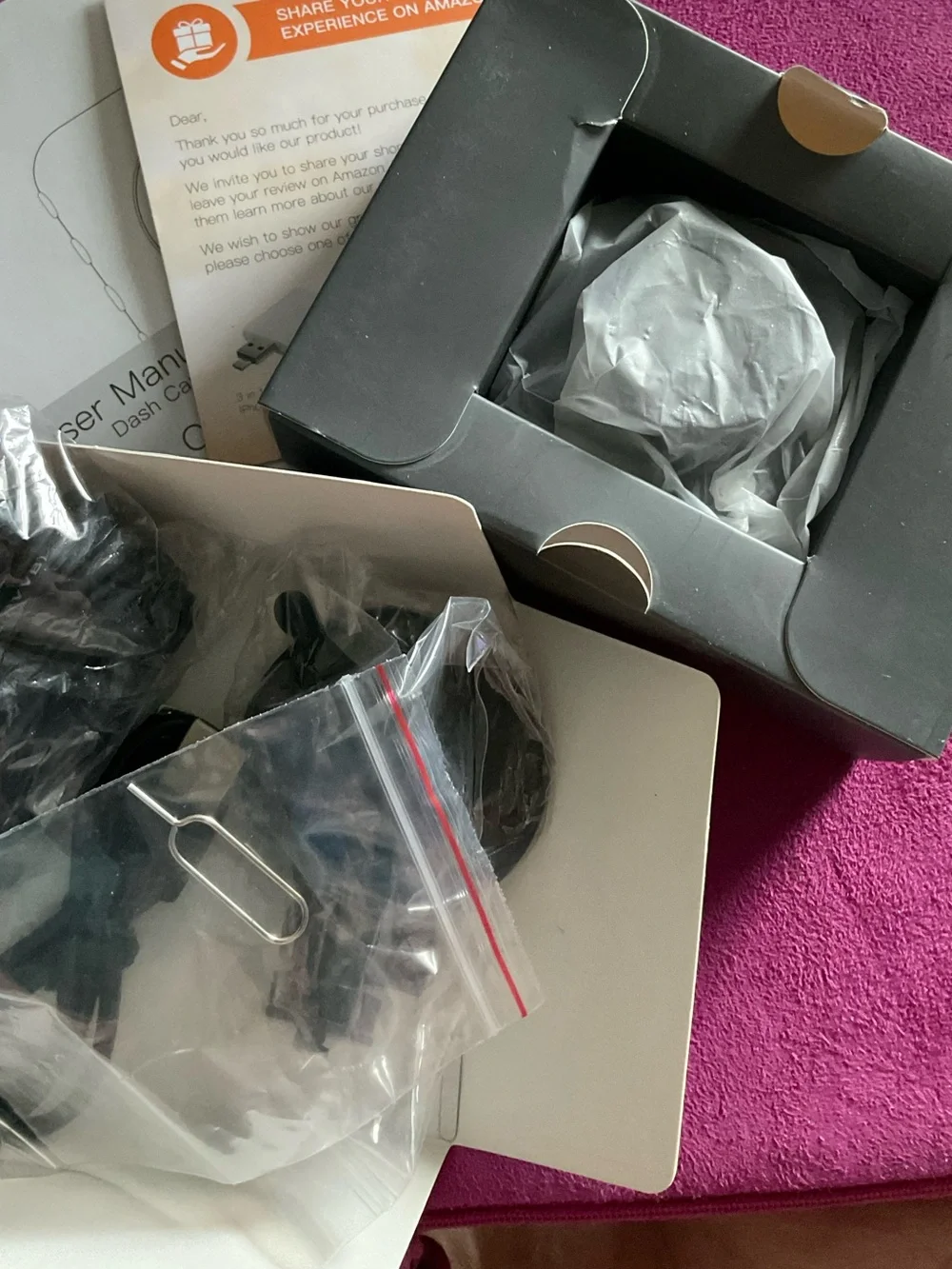 Apeman C420 Dash Camera - Black - 1080P Full HD, NIB